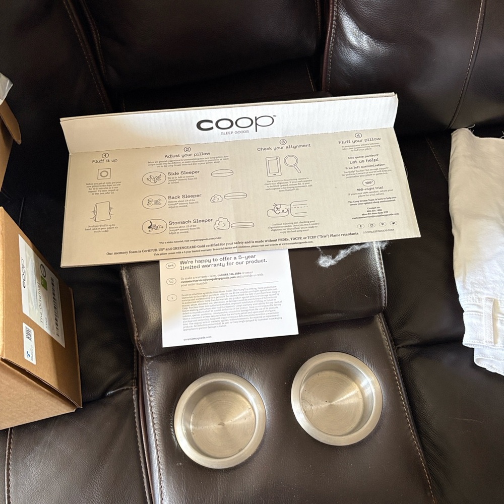 COOP White Pillow Fill Pack - 3-Pack - Picture 5 of 8